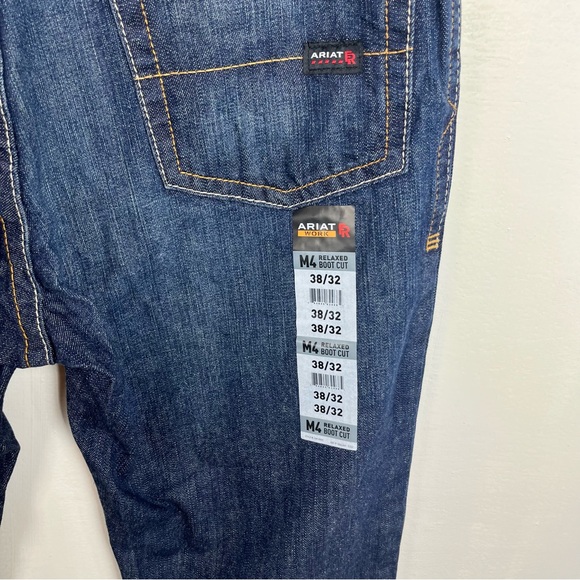 Ariat FR M4 Relaxed Boot Denim Jeans Size 38/32 - Picture 9 of 11